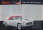 Preview: "Hobby - Das Magazin der Technik" 1954 Mercedes-Benz 190 SL Technical-Magazine (6581)